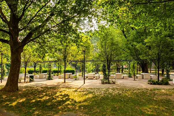 Cerimonia di intitolazione del Giardino Silvio F. Baridon