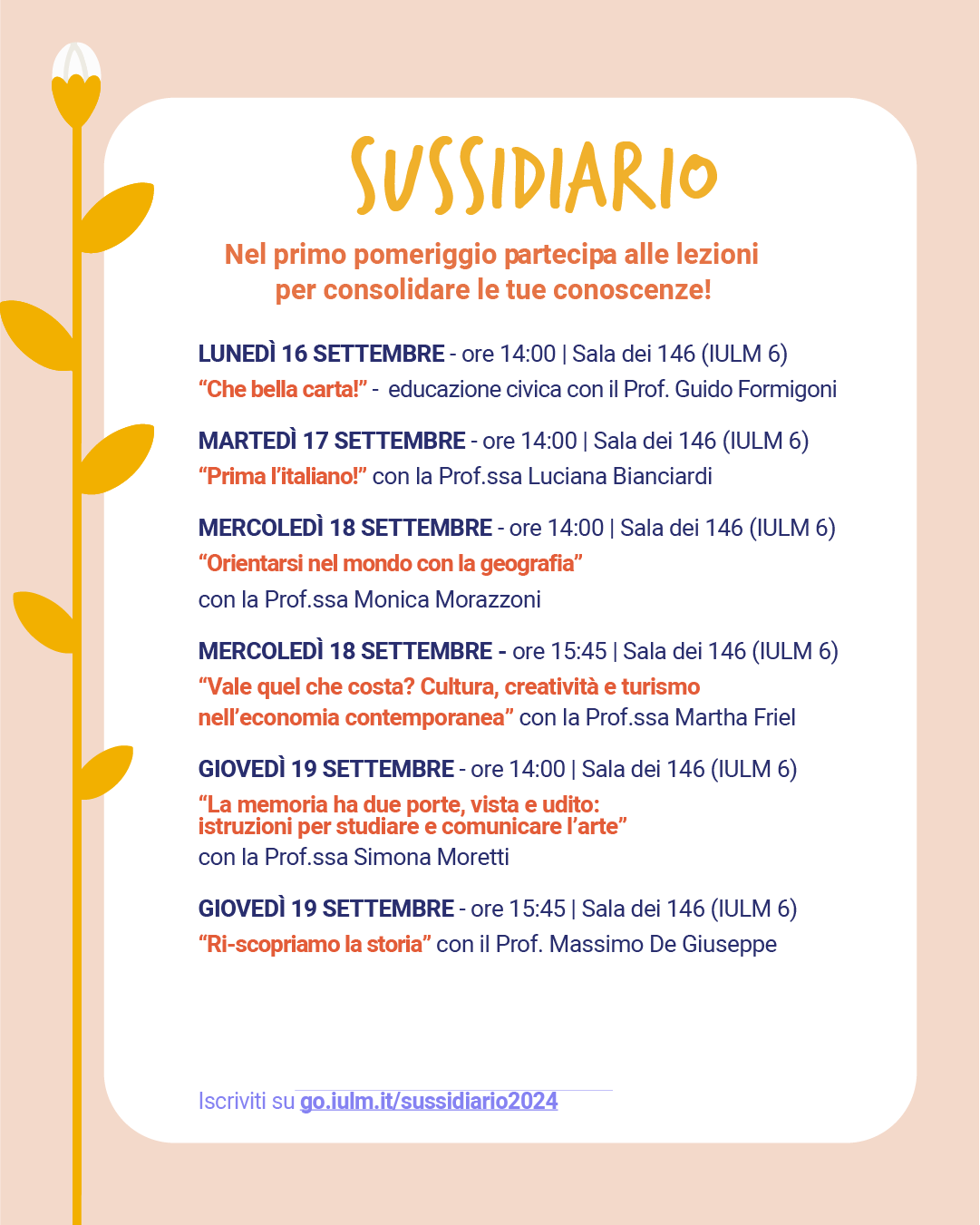 8 - Welcome Week - Triennali