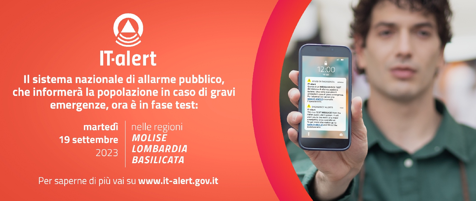 Test IT-alert in Lombardia