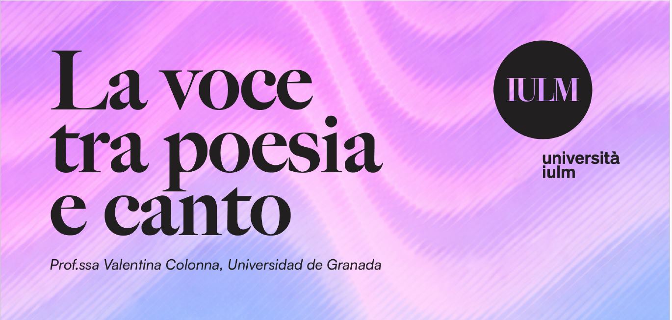 Progetto SISS: ciclo di seminari in IULM con la Prof.ssa Valentina Colonna