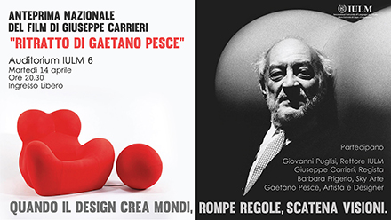 Gaetano Pesce in IULM