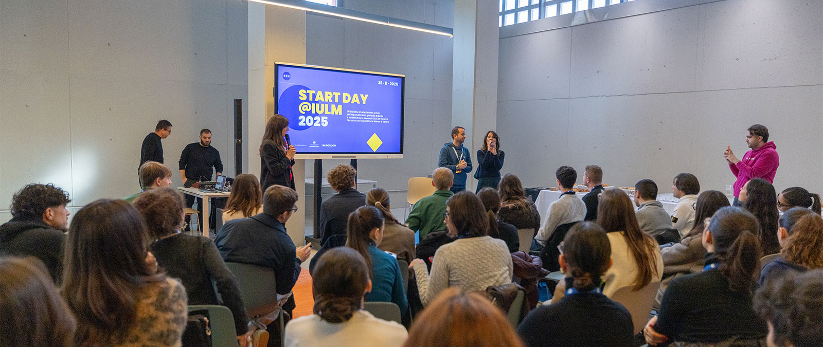 Start Day @IULM: l&rsquo;Ateneo inaugura il primo matching day tra studenti, imprenditori e manager