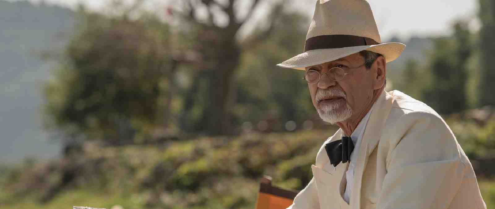 Michele Placido and Fabrizio Bentivoglio in IULM for the presentation of the film Eterno visionario