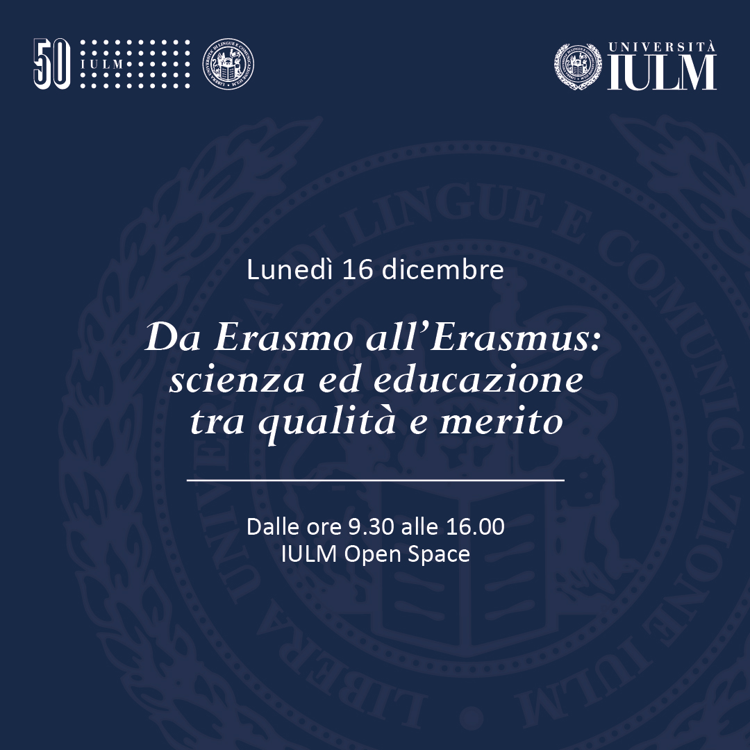 Da Erasmo all&rsquo;Erasmus