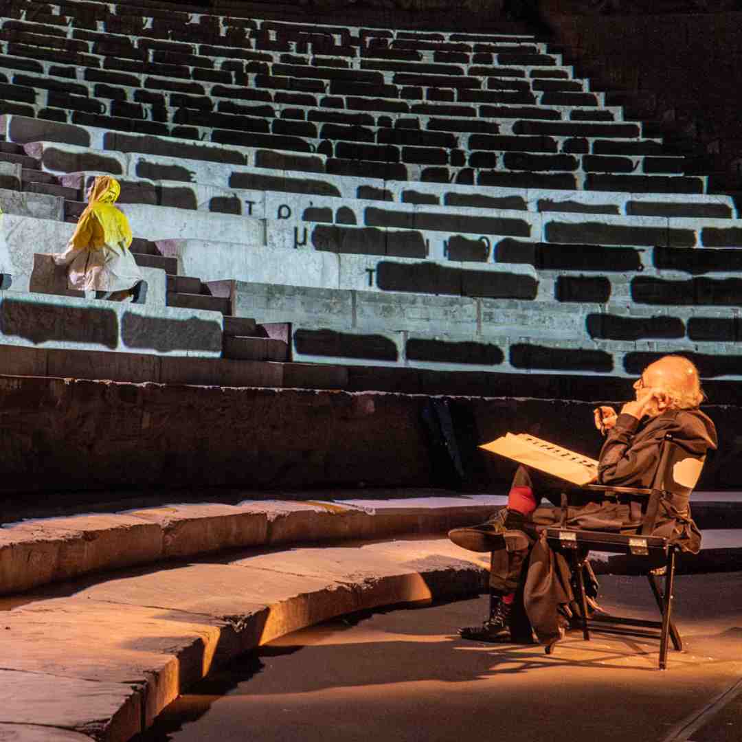 Between Art and Theater: an open lecture with Emilio Isgrò