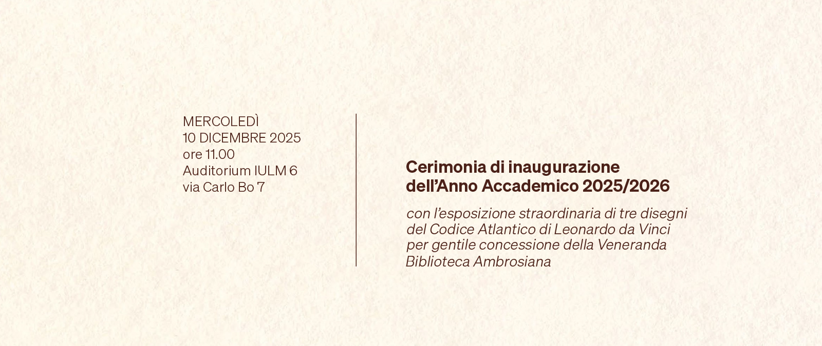 Inauguration Ceremony of the Academic Year 2025/2026