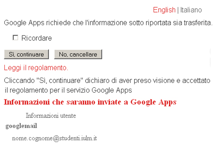 Primo accesso mail.studenti.iulm.it Primo accesso mail.studenti.iulm.it