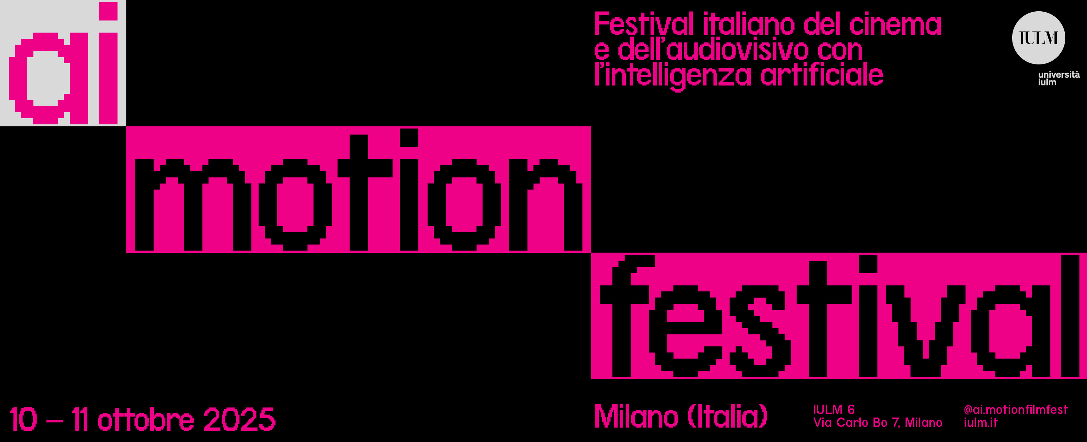 AI.motion: torna in IULM il festival su cinema e intelligenza artificiale