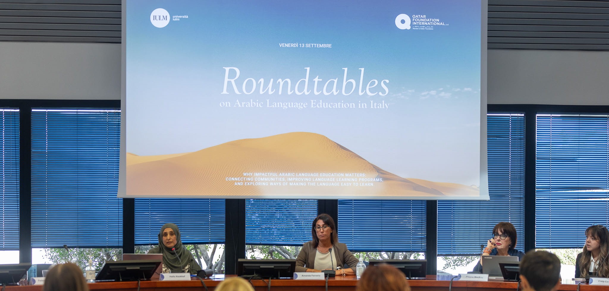 Roundtables on Arabic Language Education in Italy: a report