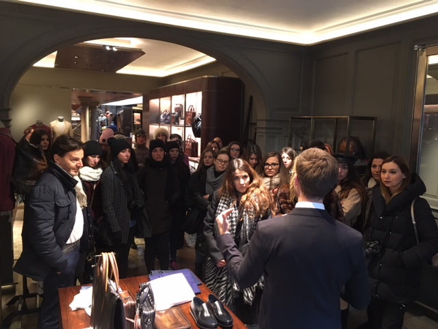 Study Tour Londra - Berluti - Lezione con Store Manager