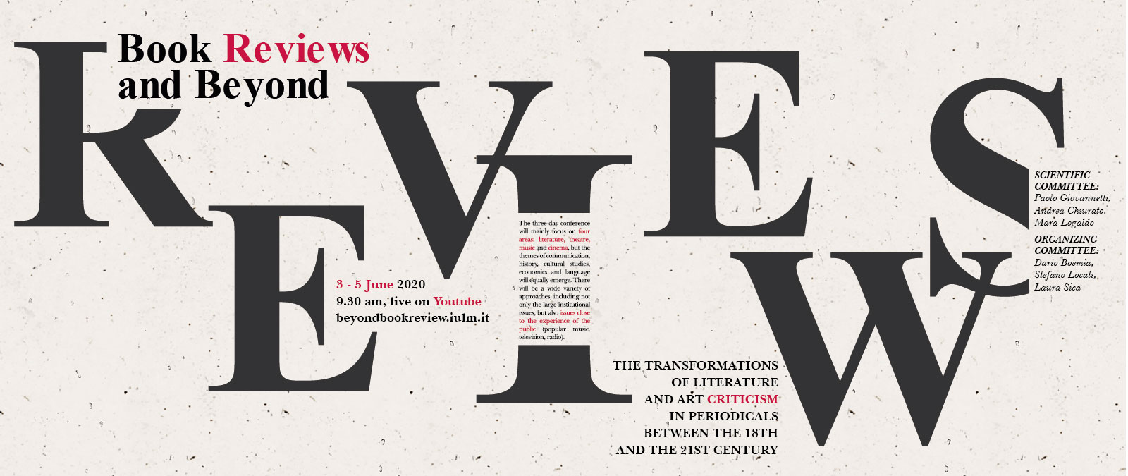 Book Reviews and Beyond