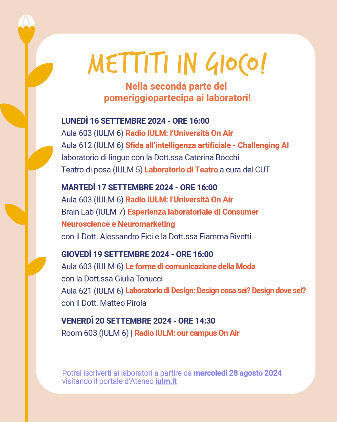 9 - Welcome Week - Triennali