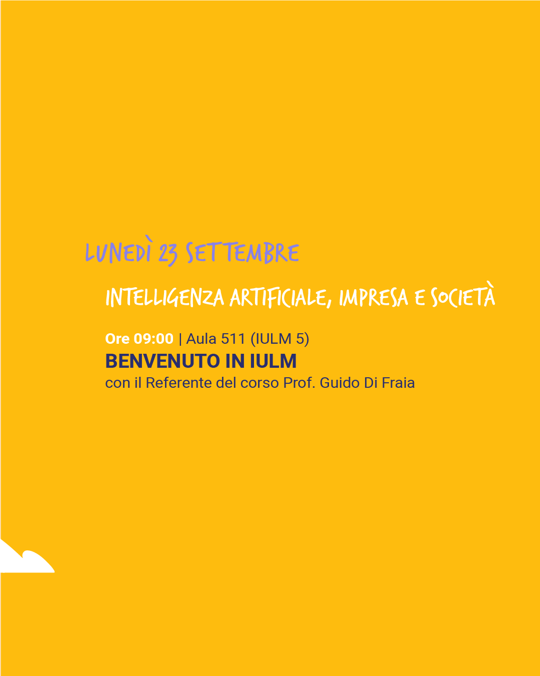 Welcome Week - Magistrali